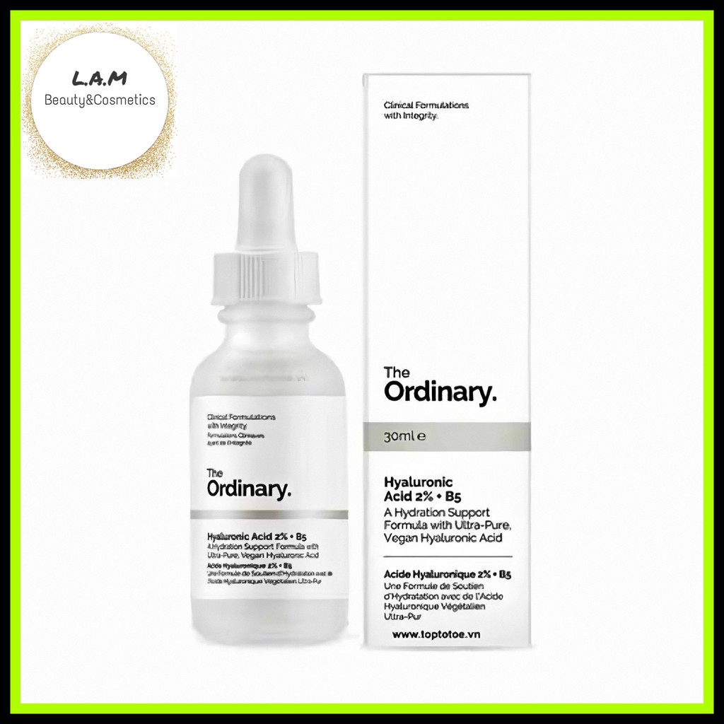 Tinh Chất Cấp Nước Phục Hồi Da Serum THE ORDINARY Hyaluronic Acid 2% + B5