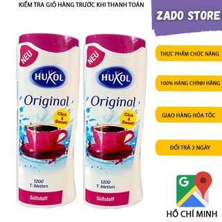 Đường ăn kiêng Huxol Original 1200 viên cho người tiểu đường giảm cân bánh ăn kiêng cho thực đơn keto das giảm mỡ