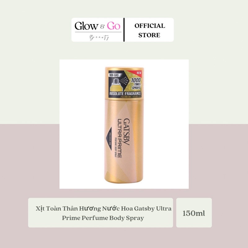 Xịt Toàn Thân Hương Nước Hoa Gatsby Ultra Prime Perfume Body Spray 150ml