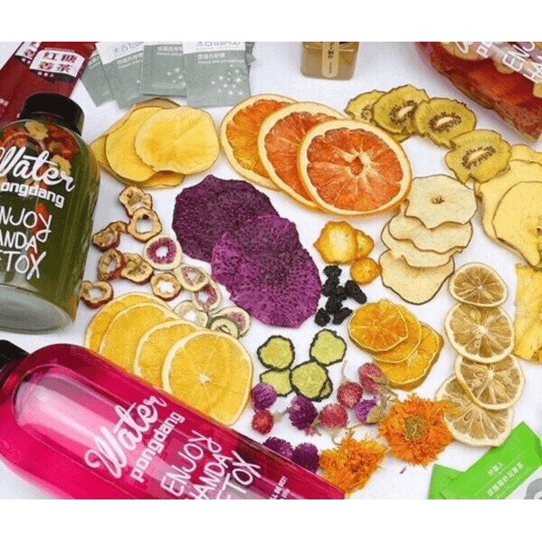 Trà Detox hoa quả khô Litic thải độc,giảm cân thanh lọc cơ thể,tăng đề kháng giúp da chắc khỏe,tươi mới mỗi ngày