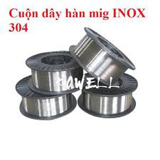 Cuộn dây hàn mig 5 kg inox 304 loại 0.8 - phụ kiện máy hàn