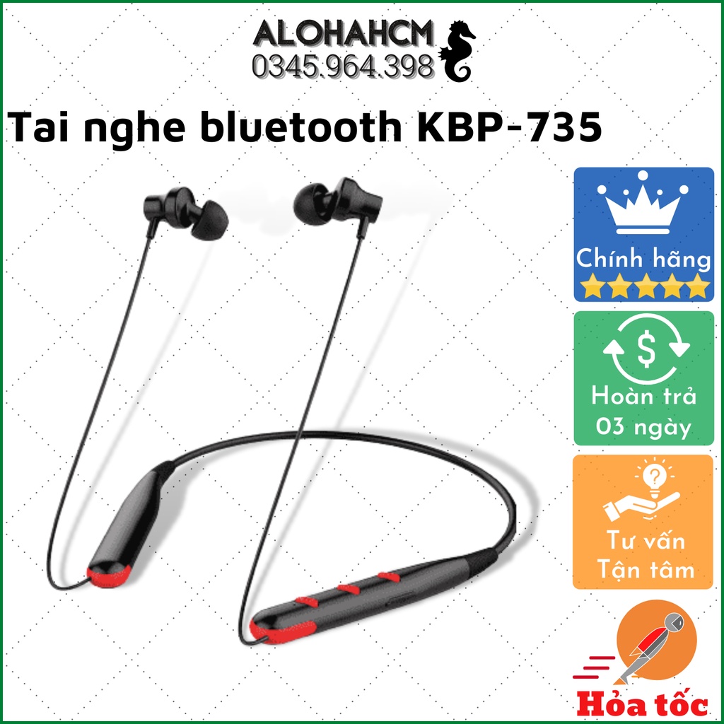 Tai Nghe Bluetooth KBP735 Giá Rẻ Hàng Cao Cấp Chất Lượng - Bảo Hành Uy Tín-Lỗi Đổi 1 Trong 3 Ngày