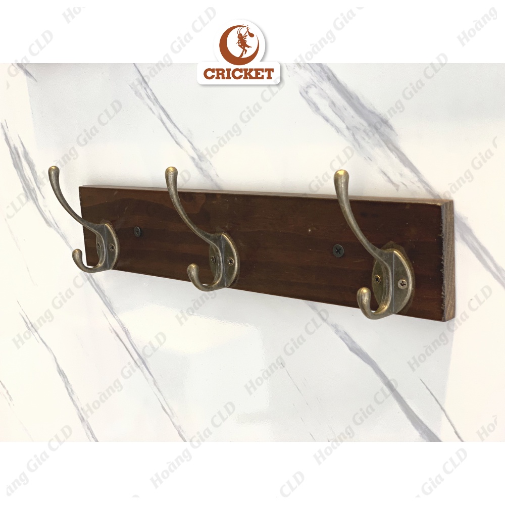 Móc gỗ treo đồ gắn tường phong cánh cổ điển, móc treo cổ điển, móc treo quần áo, treo đồ dùng tối ưu không gian