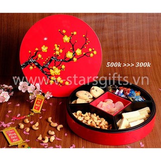 Hộp mứt tết sơn mài