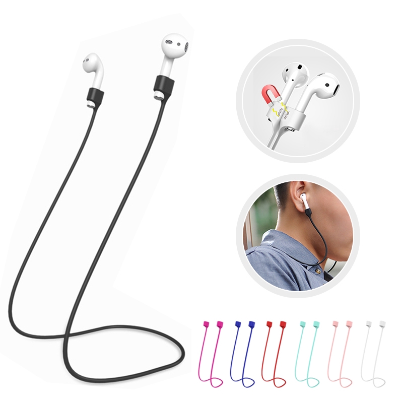 Dây silicon nam châm chống thất lạc thích hợp cho tai nghe Apple Airpods