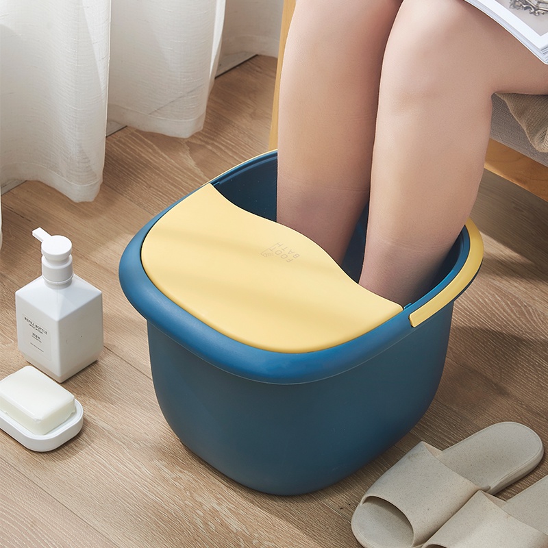 Chậu ngâm chân bằng nhựa dày dặn cách nhiệt chăm sóc sức khỏe
