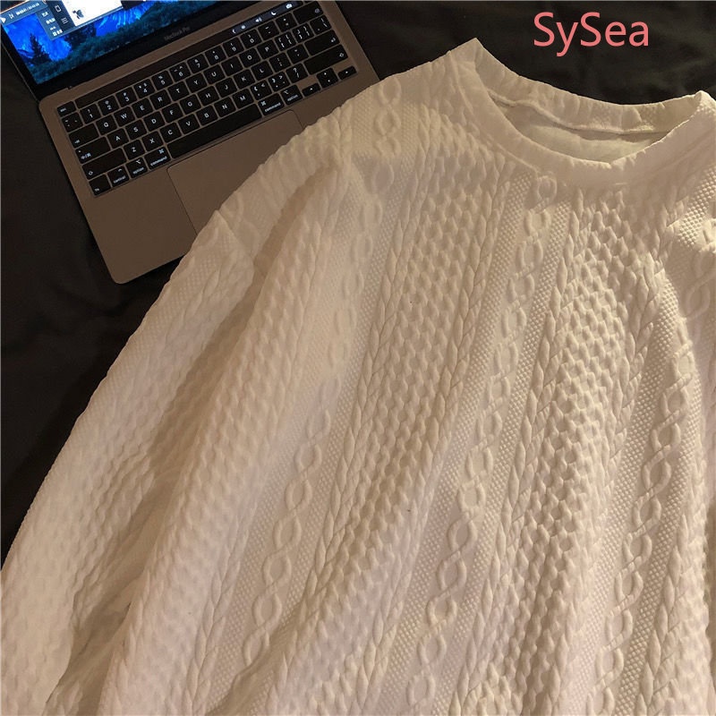 Áo Sweater Cổ Tròn Màu Trơn Thời Trang Mùa Thu Cho Nữ Có size Lớn