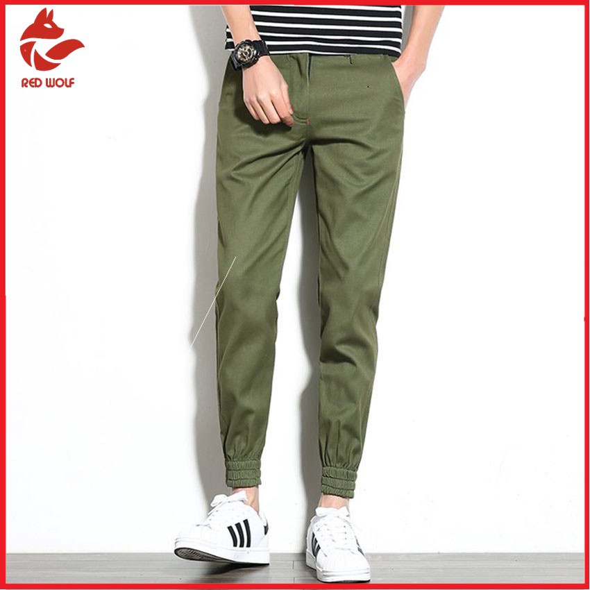 Quần Jogger Nam Kaki Năng Động dáng thể thao, chất kaki dày dặn ống bo chun | BigBuy360 - bigbuy360.vn