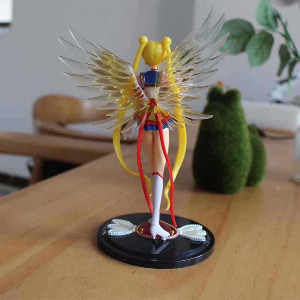 Mô Hình Nhân Vật Anime Thủy Thủ Mặt Trăng Bằng PVC Để Bàn Trang Trí