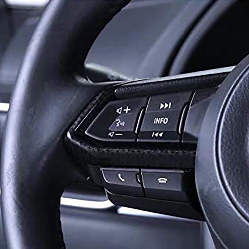 Miếng Dán Trang Trí Vô Lăng Xe Hơi Mazda 3 6 Cx3 CX-3 CX-5 CX5 Cx8 CX 9 Axela Atenza 2017-2019