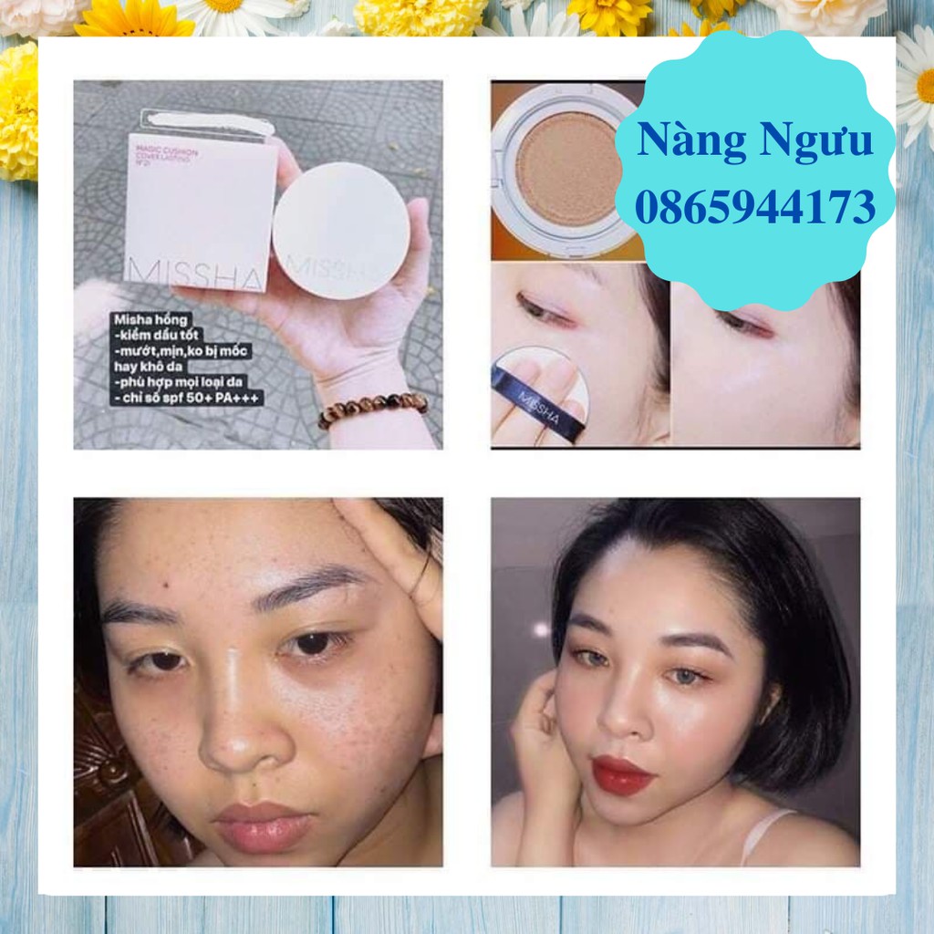 Phấn Nước Missha, Che Khuyết Điểm, Kiềm Dầu 24h, Cushion Missha Hồng Chính Hãng Hàn Quốc | BigBuy360 - bigbuy360.vn