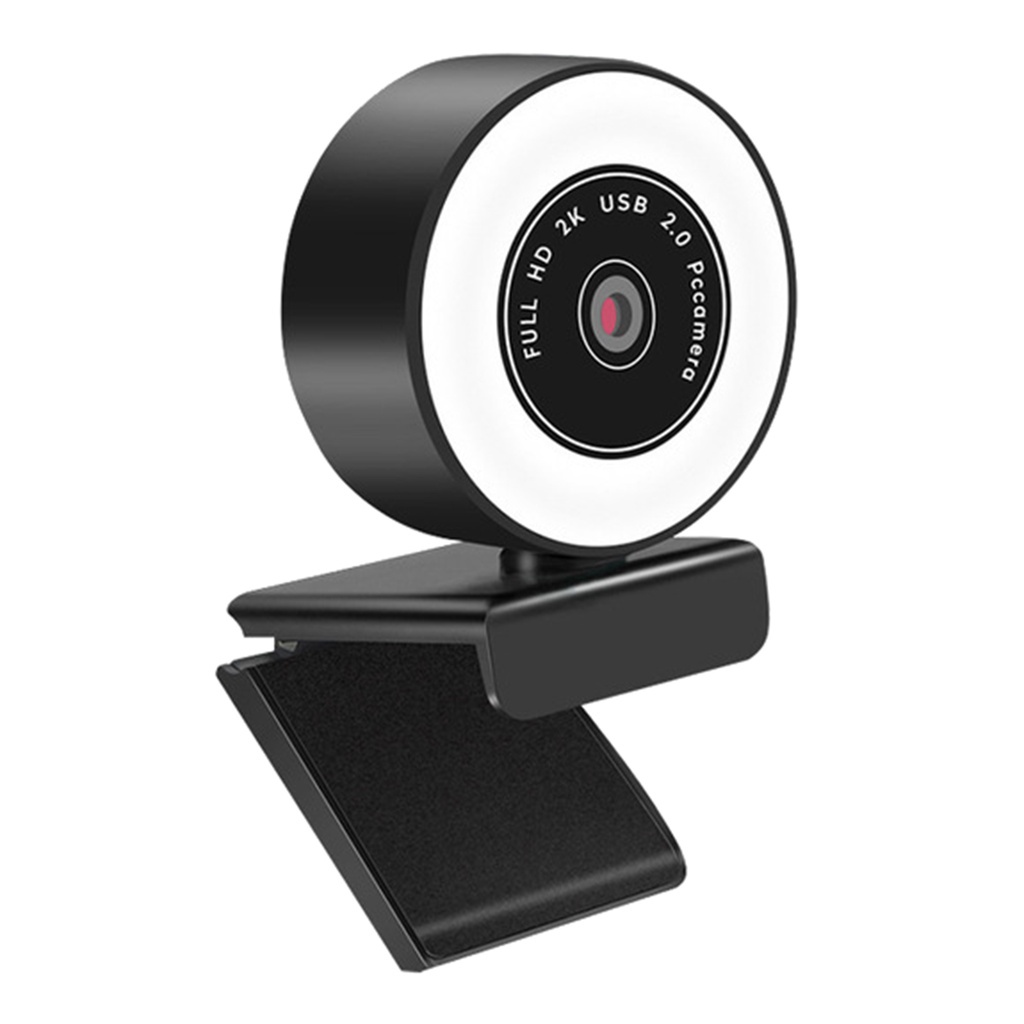 [giá giới hạn] Mini 1080P/2K/5MP Webcam with   Fill Light and Mic  1080p Fixed Focus | BigBuy360 - bigbuy360.vn