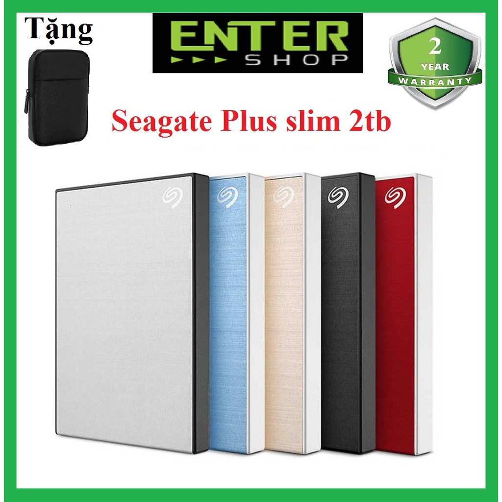 Ổ cứng di động 2Tb Seagate Backup Plus Usb 3.0 Tặng túi đựng | BigBuy360 - bigbuy360.vn