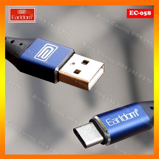 Cáp sạc earldom ec - 058, cáp sạc nhanh 2.4a