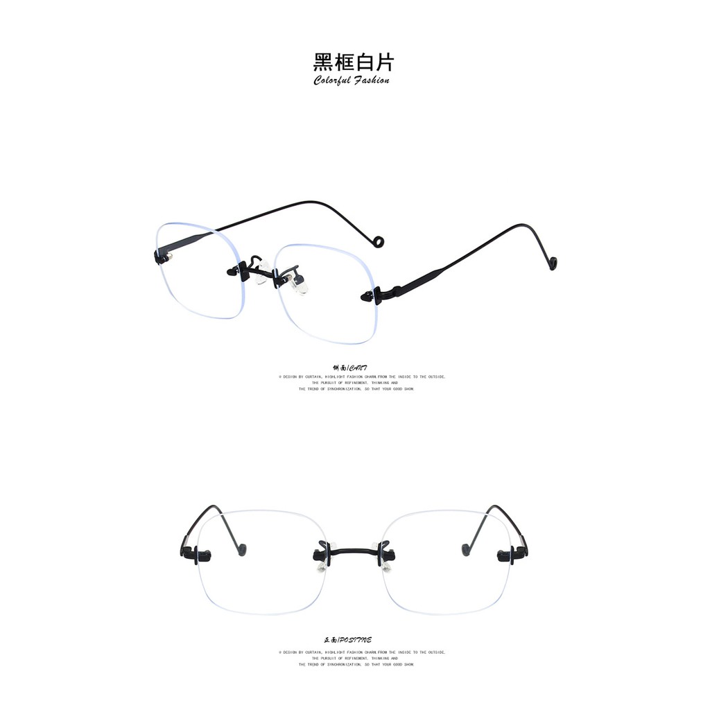 Kính mát trong suốt gọng kim loại cổ điển dành cho nam và nữ | BigBuy360 - bigbuy360.vn