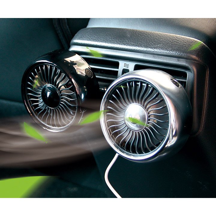 Quạt ô tô mini để xe .Gắn cửa gió điều hòa, kết hợp đèn led. Giúp xe hơi tiết kiệm nhiên liệu hơn khi thời tiết nóng