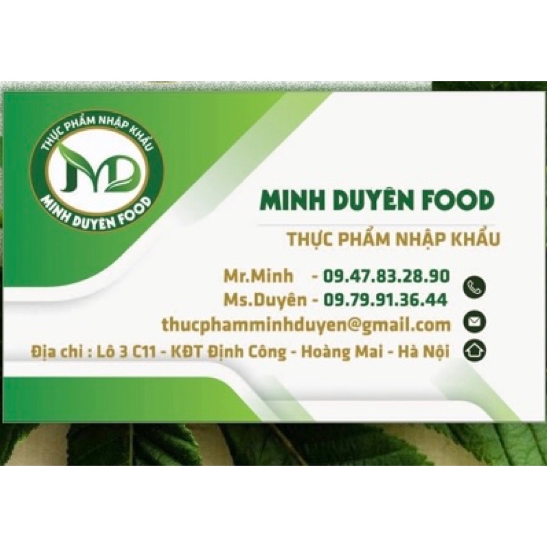Thực phẩm nhập khẩu Minh Duyên