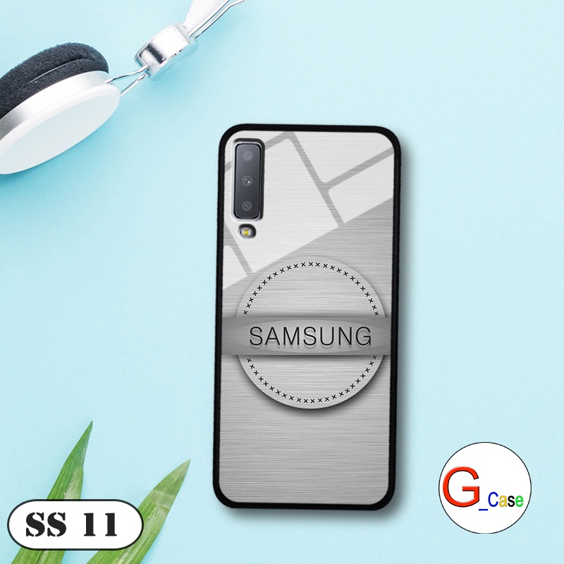 Ốp lưng Samsung Galaxy A7 2018  - in hình 3D Logo điện thoại