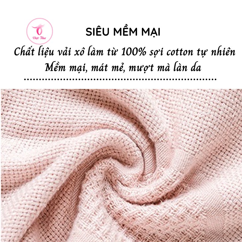 Khăn mặt trẻ em cotton thêu tay cao cấp VIỆT THƯ, siêu mềm mại, siêu thấm hút, 50gr, 25x50cm