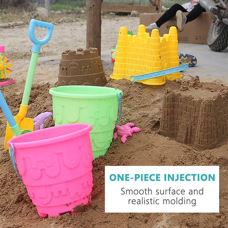 Set đồ chơi 9/ 10/ 11 món SEA SUN TOYS gồm xẻng và dụng cụ xúc cát vui nhộn đáng yêu