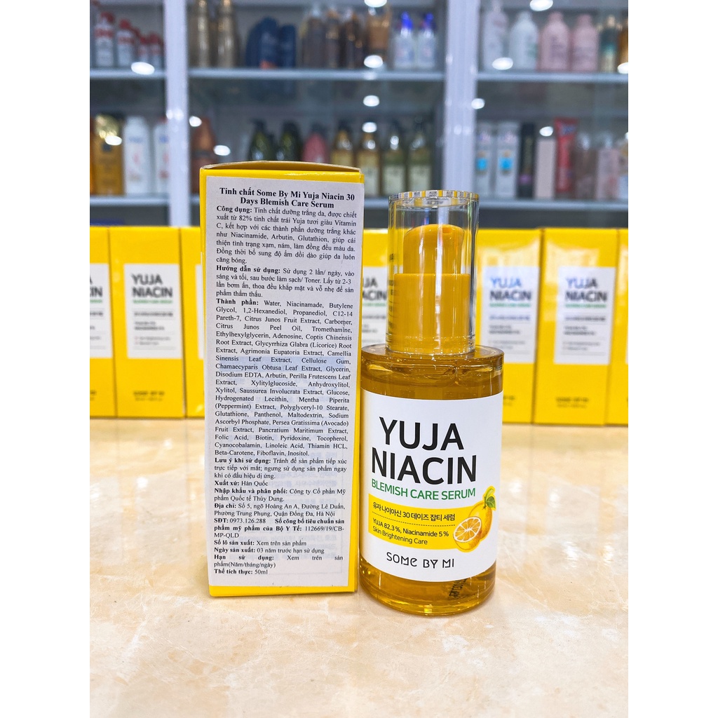 Tinh Chất Dưỡng Trắng Da Some By Mi Yuja Niacin 30 Days Blemish Care Serum Hàn Quốc 50ml