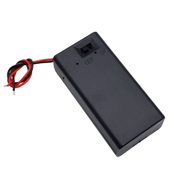 Hộp Đế Pin 9V Có Công Tắc