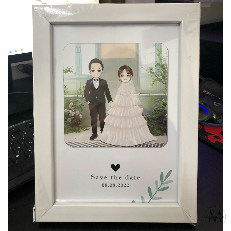 In ảnh theo yêu cầu - sáng tạo 1 ảnh kèm ghi chú - size a3, a4 - Tiệm in Memories - in ảnh để bàn, in hình treo tường