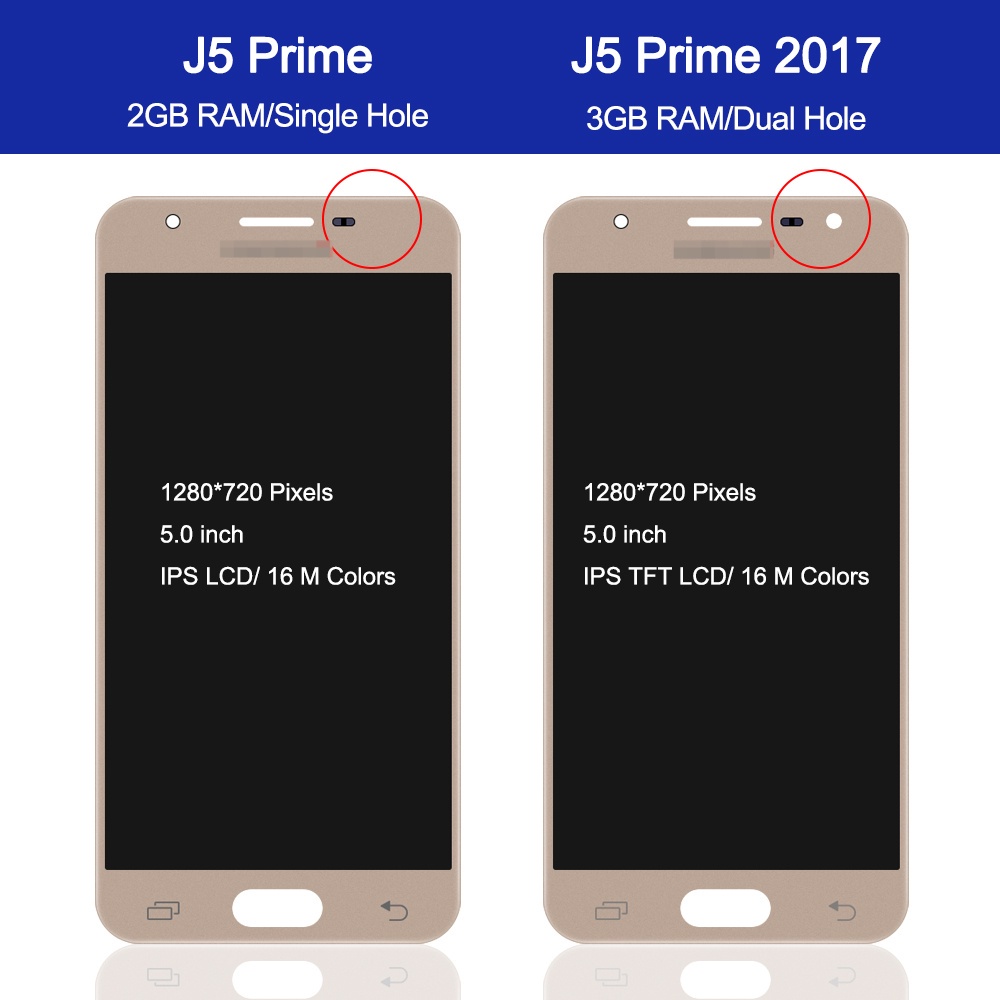 Màn Hình điện thoại Cho Samsung J5 Prime G570 ON5 2016 2017 G5700 LCD thay thế màn hình
