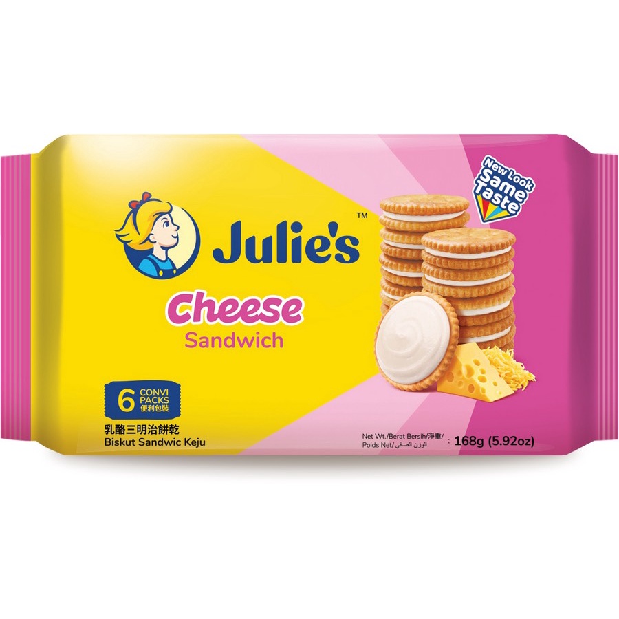 Bánh Quy Nhân Bơ Đậu Phộng Julie's 135g/ 180g