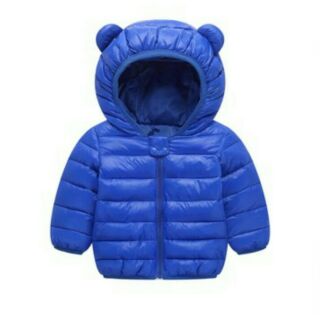 Áo khoác cho bé gái bé trai áo phao siêu nhẹ lông vũ tai gấu siêu ấm hàng Quảng Châu JIMADO 5522255201