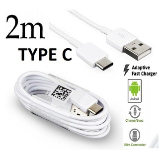 Cáp sạc nhanh 2m Type C cho các dòng máy chuẩn Type C