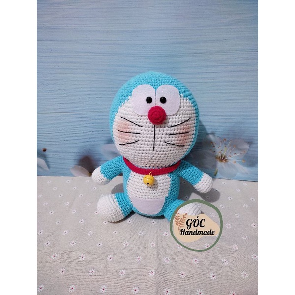 Doraemon bằng len Thú bông len handmade