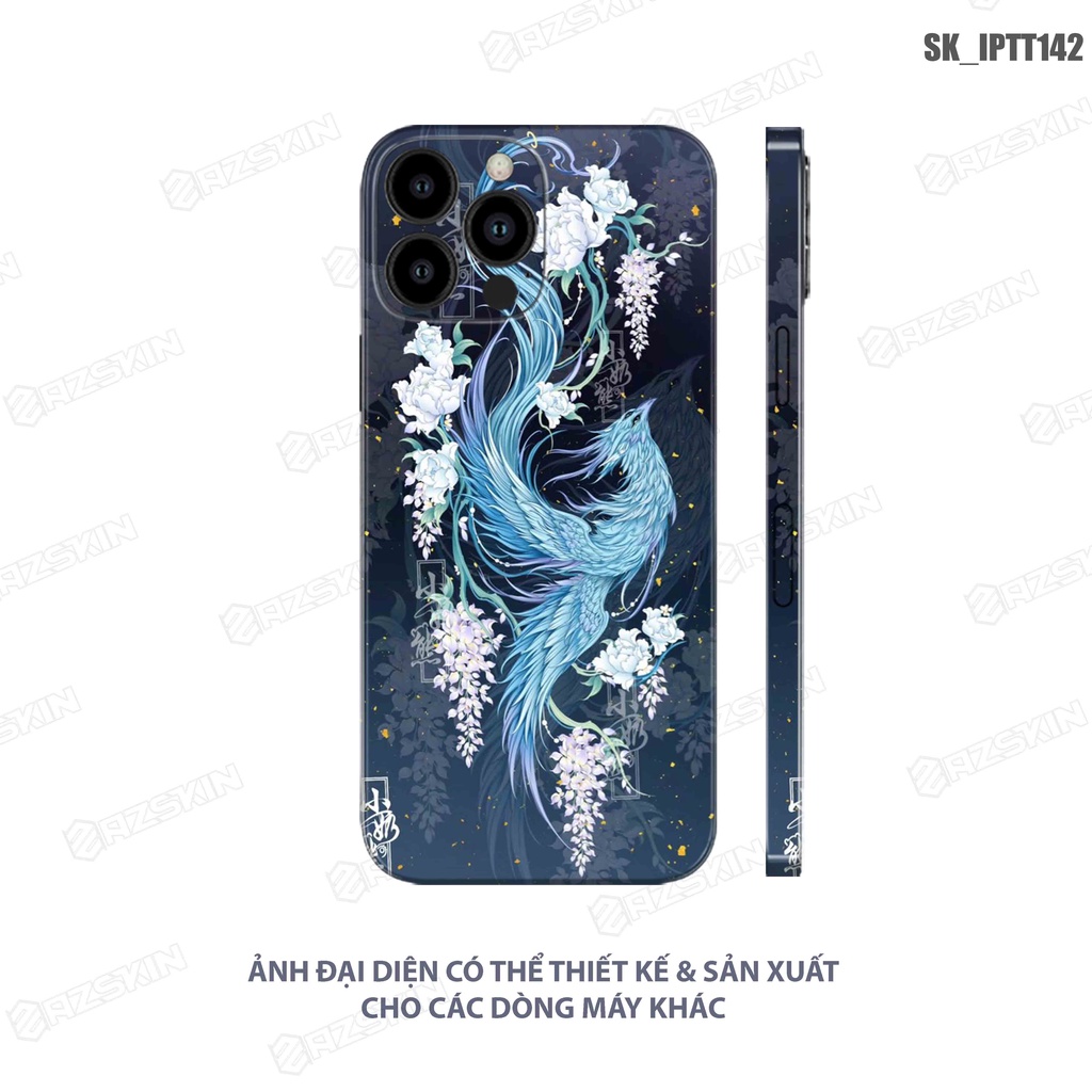 Miếng Dán Skin Độc Lạ Dành Cho IPhone 7 - 14 Pro Max |SK_IPHTT142| Chất Liệu Nhập Khẩu, Khuôn Cắt CNC Dán Full Lưng Viền