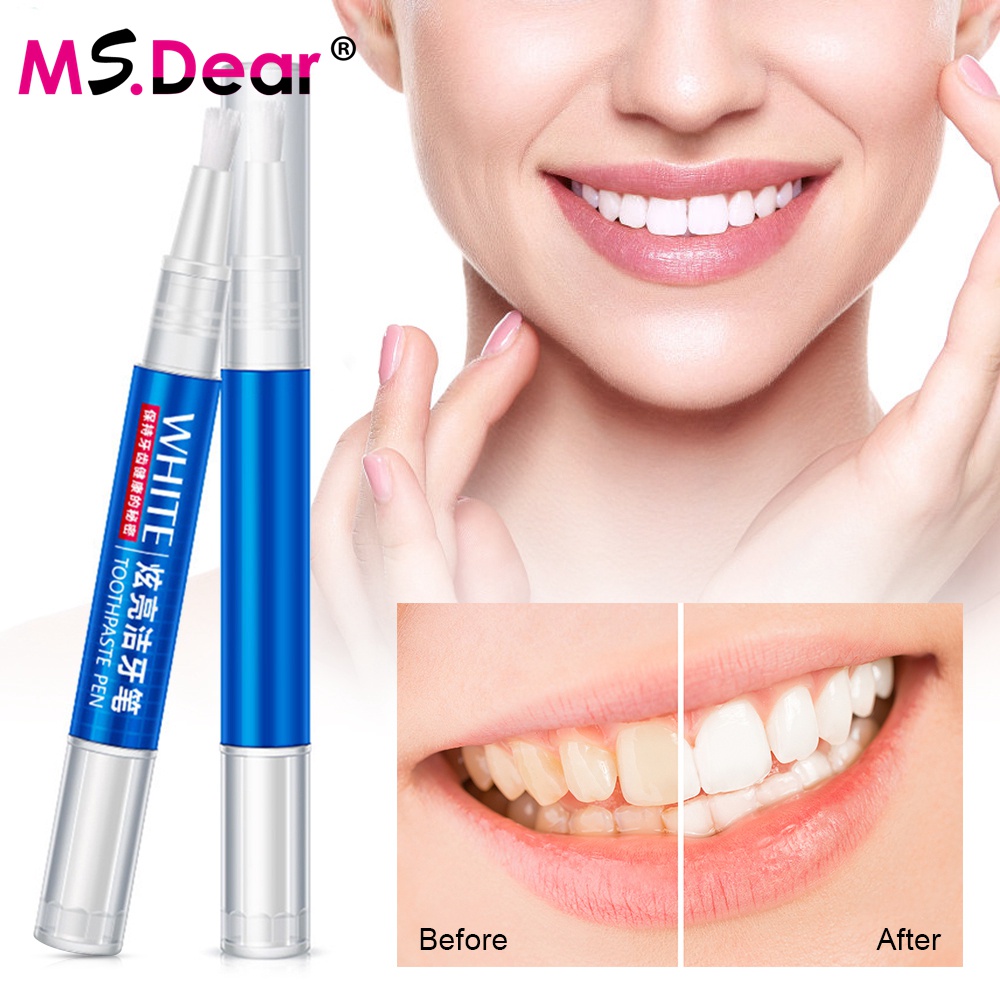 Gel tẩy trắng răng tẩy vết bẩn chăm sóc răng miệng tiện dụng Bút Làm Trắng Răng Chăm Sóc Răng Miệng Hiệu Quả