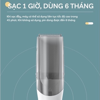 Tông đơ cắt tóc cầm tay tông đơ hút tóc 2 chế độ thông minh cho trẻ em và người lớn chống nước khi vệ sinh