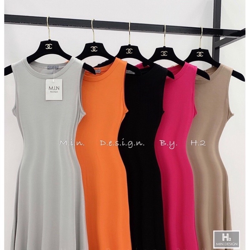 Đầm body thun lạnh lên dáng siêu xinh nhiều màu