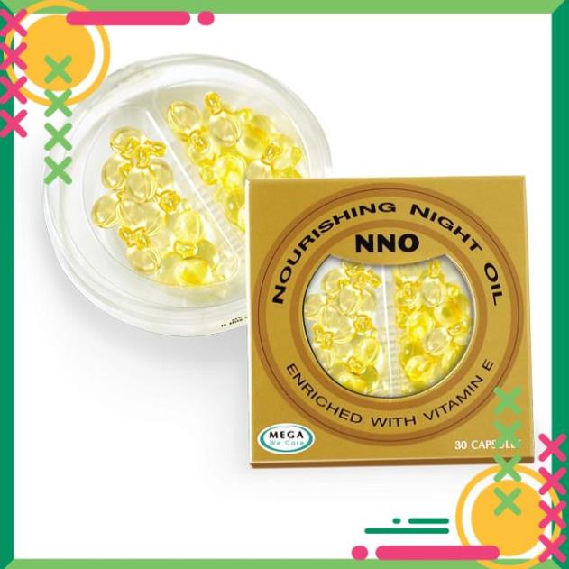 Viên khóa ẩm NNO cung cấp Vitamin E và dầu Jojoba (Hộp 30 Viên)