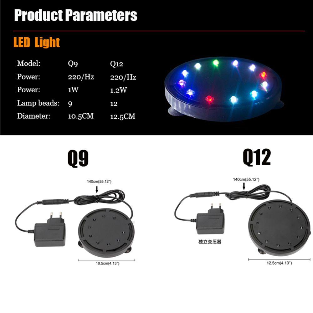 DORAW Đèn LED Hình Đĩa Trang Trí Bể Cá