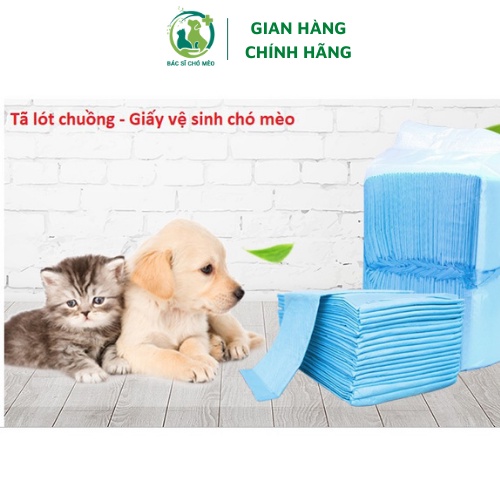 1 Miếng Tấm lót chuồng chó mèo size S và M mềm mại, siêu thấm hút, mùi hương dễ chịu
