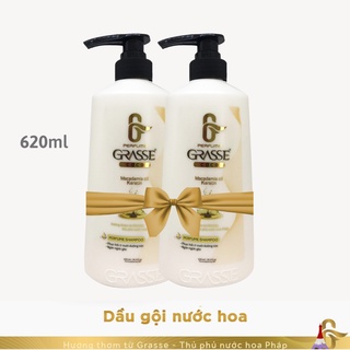 GRASSE - COMBO 2 Chai Dầu Gội Nước Hoa 620ml