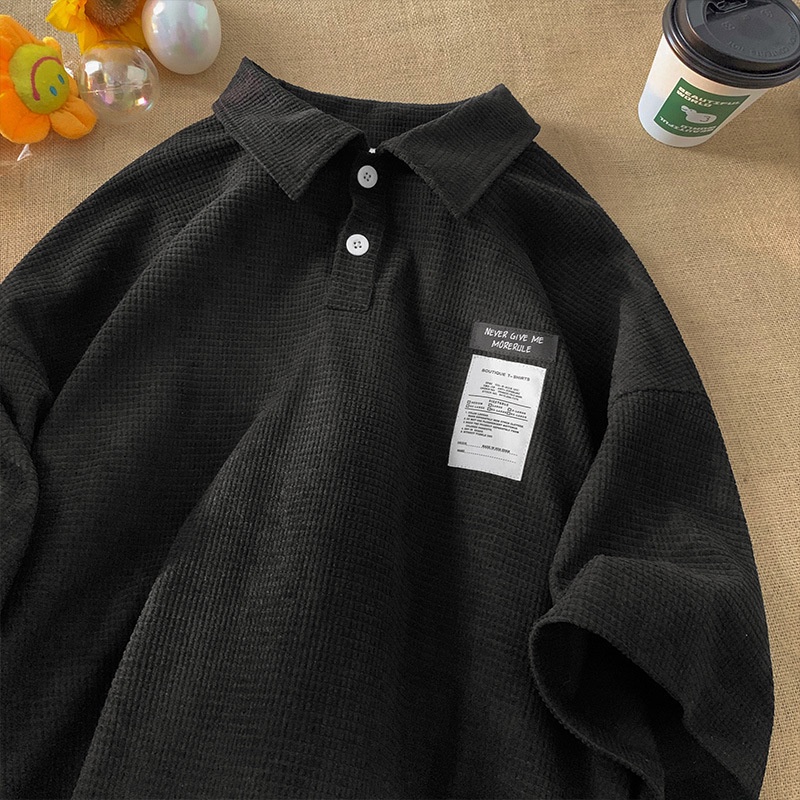 Áo Thun polo Ngắn Tay oversize Thời Trang Dành Cho Nam