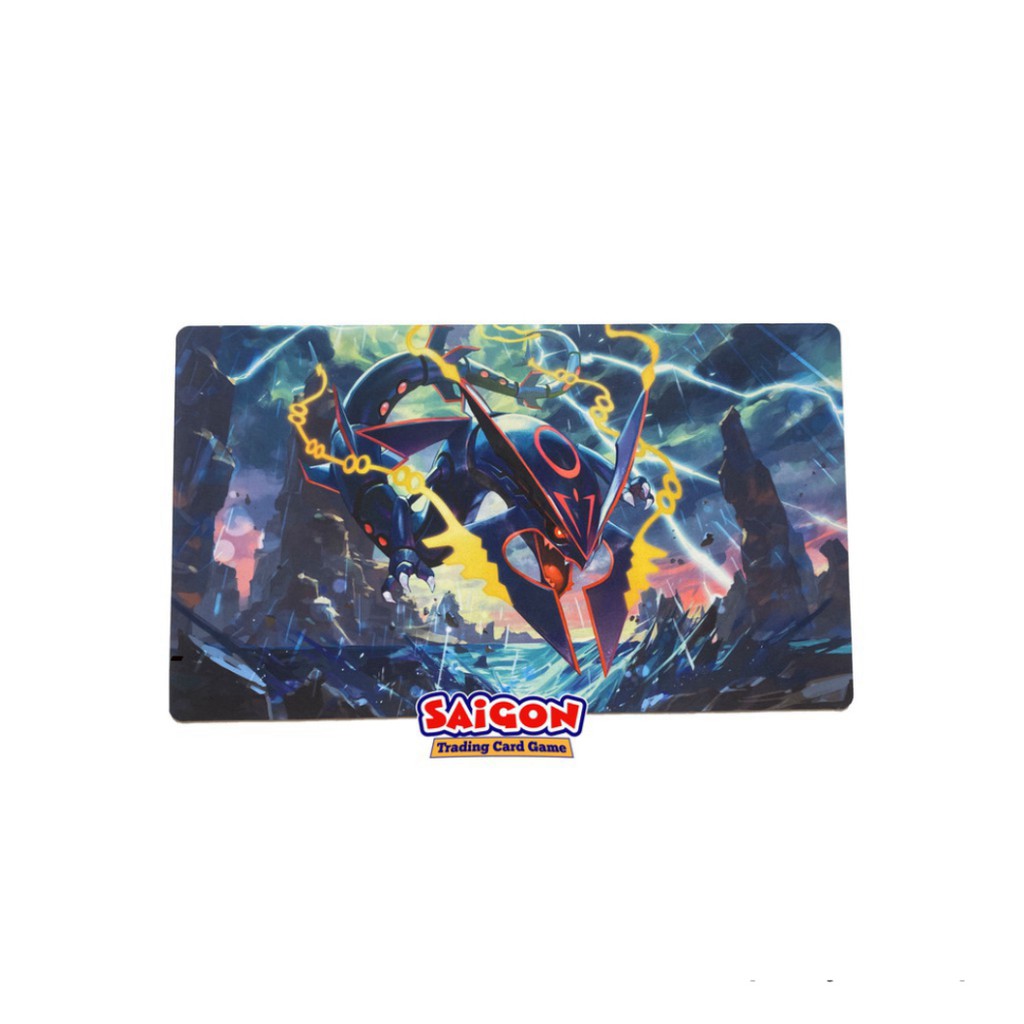 Bàn Đấu Bài Playmat YugiOh! Hình pookemon Mega Rayquaza