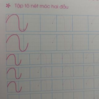Vở tập tô nét cơ bản