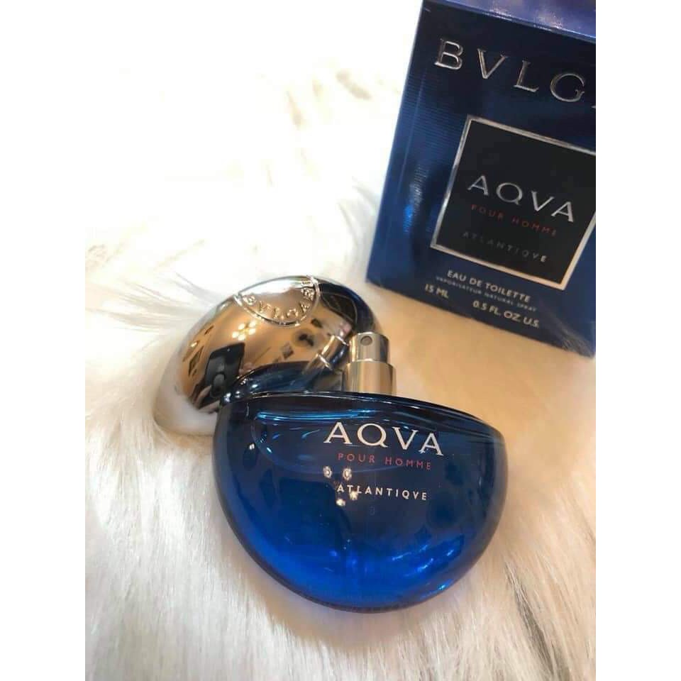 Nước Hoa nam Bvlgari Aqva Pour Homme Atlantiqve EDT 15ml Dạng Xịt