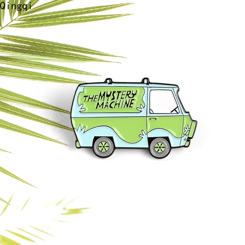 Ghim cài áo Miss Zoe hình xe buýt hoạt hình ngộ nghĩnh