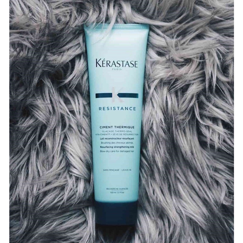 Kem dưỡng xả khô chống nhiệt Kerastase Resistance Blow-Dry Primer Leave In Ciment Thermique 150ml