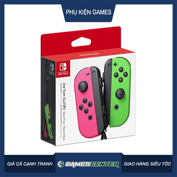Tay cầm Joy-Con - Neon Green / Neon Pink