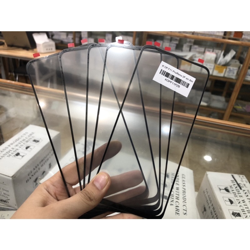 Kính Oppo F11 Pro / Reno 2F/ K3/ Realme X  OCA xịn đen