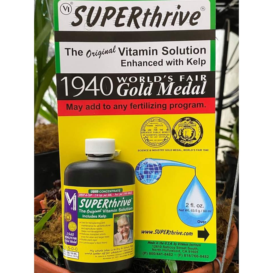 Superthrive 20 ml Kích thích tăng trưởng - Phân Bón Lá Superthrive Hàng Mỹ