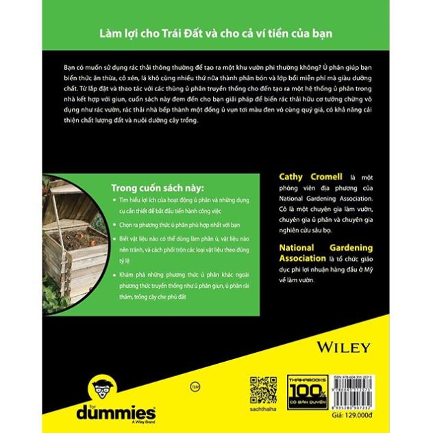 Sách - Ủ phân hữu cơ for Dummies - Thái Hà Books